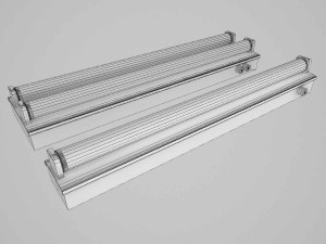 fluorescent lights collection 3D Model