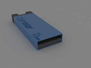 usb flash memory 3D Model