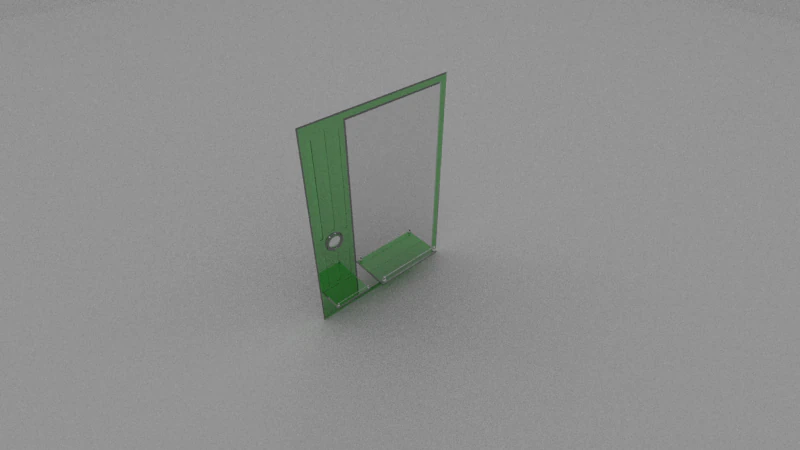 bathroommirror 3D Model .c4d .max .obj .3ds .fbx .stl .blend 