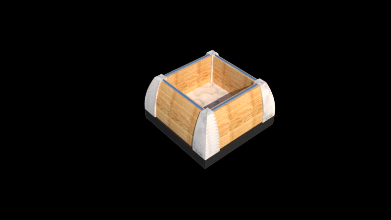 big dustbin 3D Model .c4d .max .obj .3ds .fbx .stl .blend 