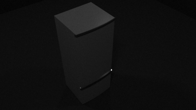 fridge 3D Model .c4d .max .obj .3ds .fbx .stl .blend 