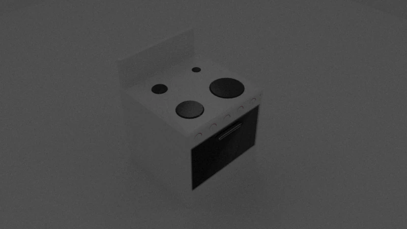 gas stove 3D Model .c4d .max .obj .3ds .fbx .stl .blend 