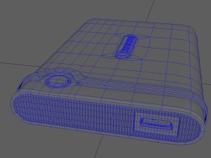 transcend 1tb portable harddrive 3D Модель
