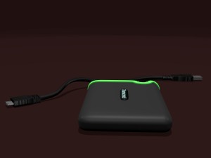 transcend 1tb portable harddrive 3D Модель