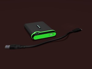 transcend 1tb portable harddrive 3D Модель