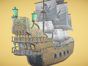 Monster ship 3D Модель