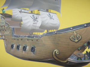 Monsterschiff 3D Modell