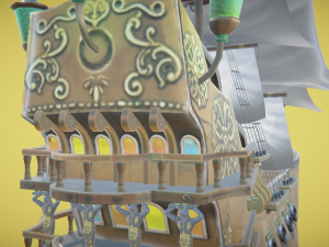 Monster ship 3D Модель