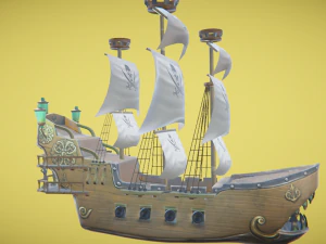 Monsterschiff 3D Modell