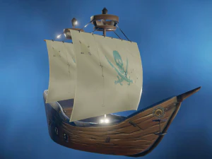 Pirate ship 3D Model