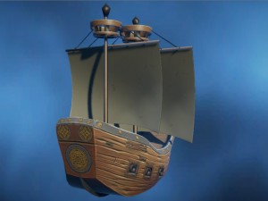 Pirate ship 3D Модель