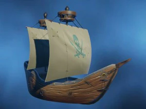 Pirate ship 3D Model