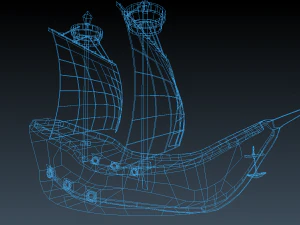 Pirate ship 3D Model