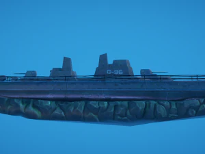3d battleship shipwreck 3D Model