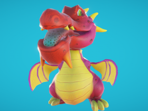 Baby dragon 3D Model