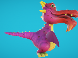 Baby dragon 3D Model