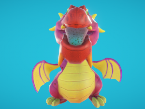 Baby dragon 3D Model