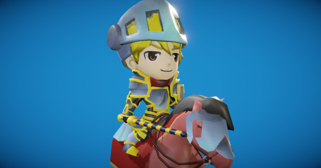 Toon knight animated 3D Модель .c4d .max .obj .3ds .fbx .stl .blend 