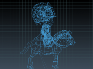 Toon knight animated 3D Модель