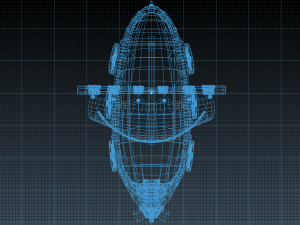 Viking ship fortified Modelo 3D