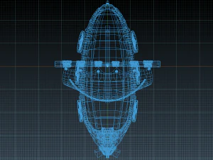 Viking ship fortified 3D Model