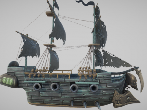 Ghost ship 3D Model