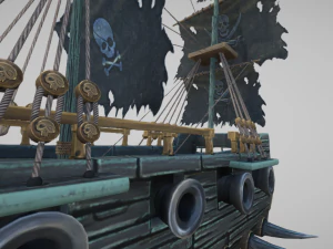 Ghost ship 3D Model