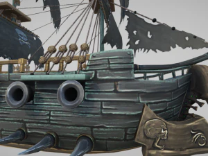 Ghost ship 3D Model