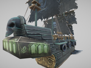 Ghost ship Modèle 3D