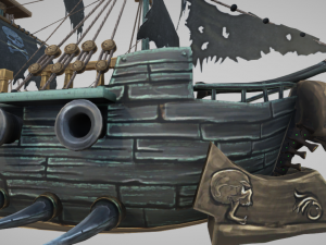 Ghost ship Modèle 3D