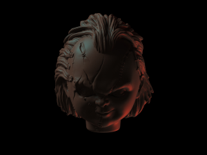 chucky for 3d printing Model Cetak 3D
