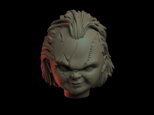 chucky for 3d printing Model Cetak 3D