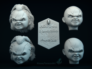 chucky mask 3D Print Model