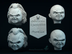 chucky mask 3D Print Model