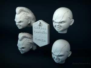chucky mask 3D Print Model