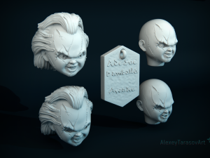 chucky mask 3D Print Model