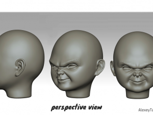 chucky mask 3D Print Model
