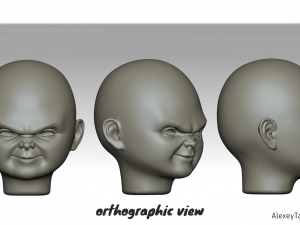 chucky mask 3D Print Model