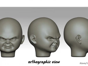 chucky mask 3D Print Model
