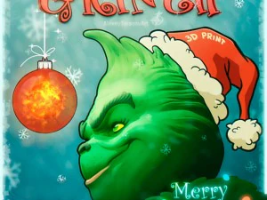 grinch rob&oacute; la navidad Modelo de impresión 3D