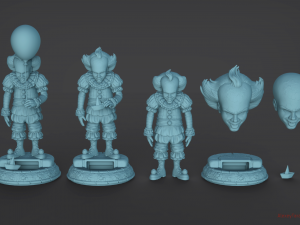 pennywise it Model Cetak 3D
