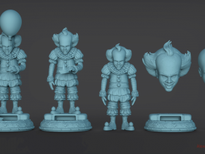 pennywise it Model Cetak 3D