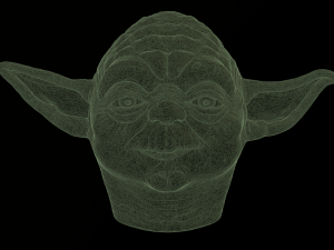yoda head mask Modelo de Impressão 3D