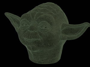 yoda head mask Modelo de Impressão 3D