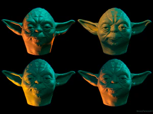 yoda head mask 3D Print Model
