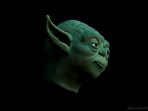 yoda head mask 3D Print Model