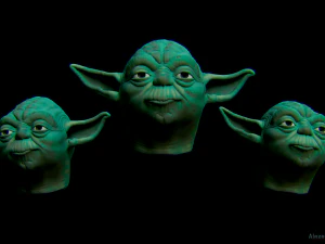 yoda head mask 3D Print Model