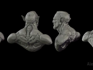 cyborg elf 3D Print Model
