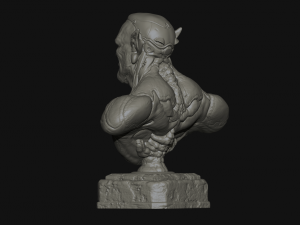cyborg elf 3D-printmodel
