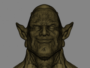 cyborg elf 3D-printmodel